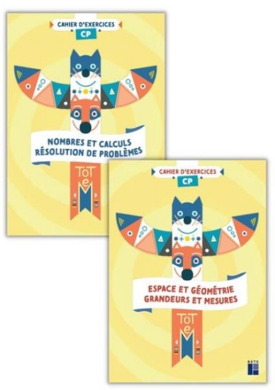 Image de Totem Mathématiques CP - Fichiers numération + géométrie (2 volumes)