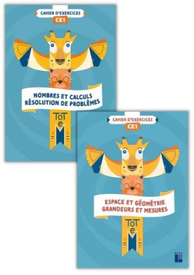 Image de Totem Mathématiques CE1 - Fichiers numération + géométrie (2 volumes)
