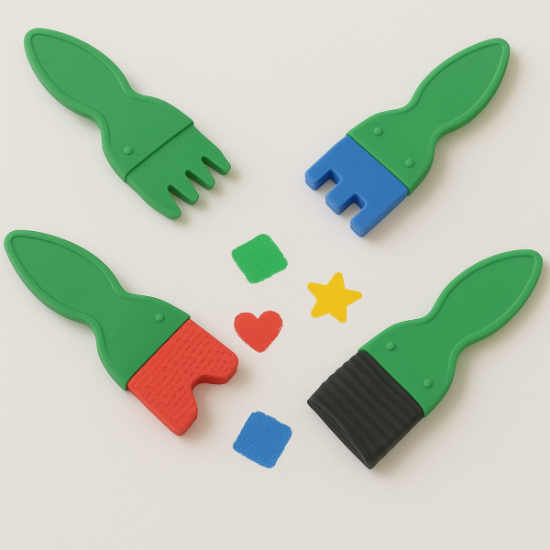 Image de Décotraces en mousse, les 4