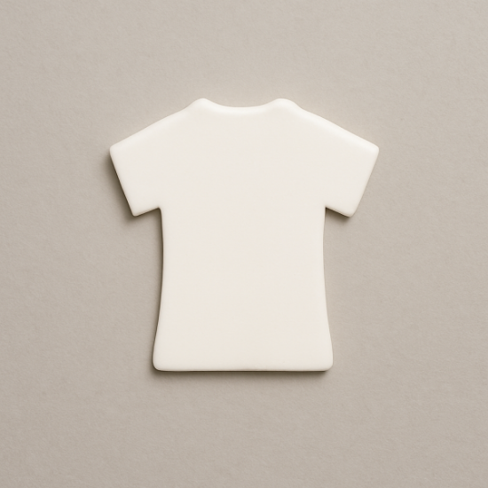 Image de Magnet T-shirt en  porcelaine, les 12