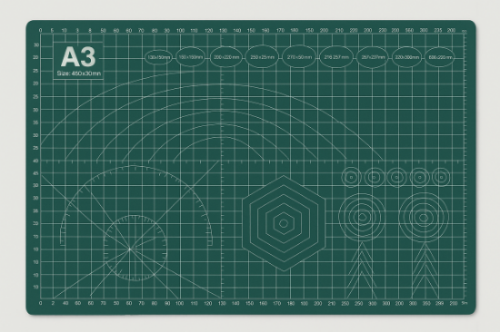 Image de Tapis de coupe A3,  45 x 30 cm