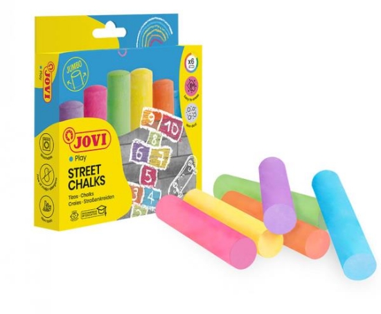 Craies Maxi Couleurs Assorties - 20 Pièces, Sans Poudre, Couleurs Vives Et Lavables, Pour Dessin à L'école Ou En Loisirs