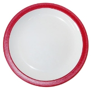 Image de Grande assiette rouge