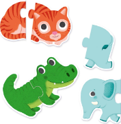 Image de Puzzle duo animaux