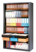 Image de Armoire métallique à rideaux  verticaux Bisley, H198