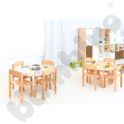 Image de Chaise en bois tendre taille 3 hêtre