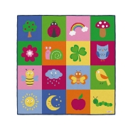 Image de Tapis géant illustré nature et quotidien