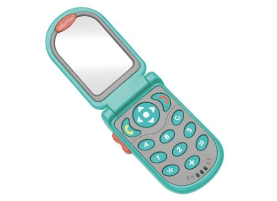 Image de Téléphone interactif Infantino - sons et miroir cache-cache
