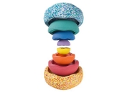 Image de Blocs sensoriels empilables été arc-en-ciel set de 8