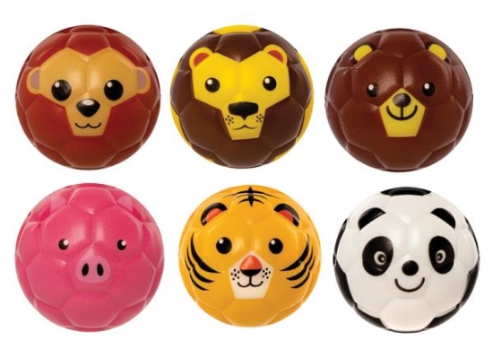 Image de Balles rebondissantes animaux - set de 6 assortis