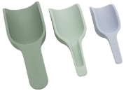 Image de Cuillères gigognes sensorielle – bleu & vert – set de 3