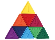 Image de Blocs sensoriels Jellystone Triblox triangle – set arc-en-ciel