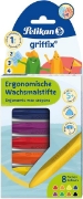 Image de Crayons de cire Griffix, 8 couleurs vives