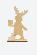 Image de Grand renne de Noël, ht. 23 cm.