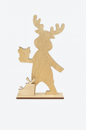 Image de Grand renne de Noël, ht. 23 cm.