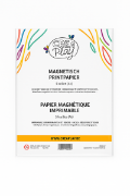 Image de Papiers blancs d'impression magnétiques