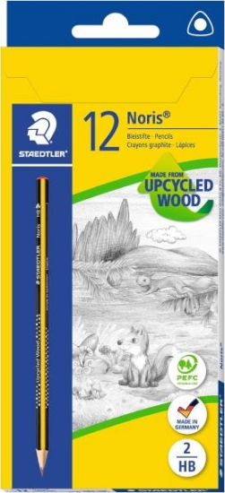 Image de Noris crayon graphite triangulaire HB, les 12