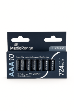 Agrandir l'image de Pile Mediarange LR03 AAA Premium Alkaline 1.5 V blister/10 Image de Pile Mediarange LR03 AAA Premium Alkaline 1.5 V blister/10