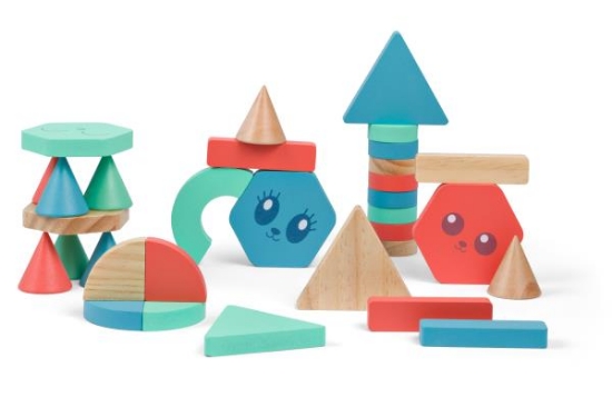 Image de Building Blocks – 38 blocs en bois à empiler