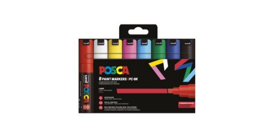 Image de Marqueurs POSCA PC8K, set de 8