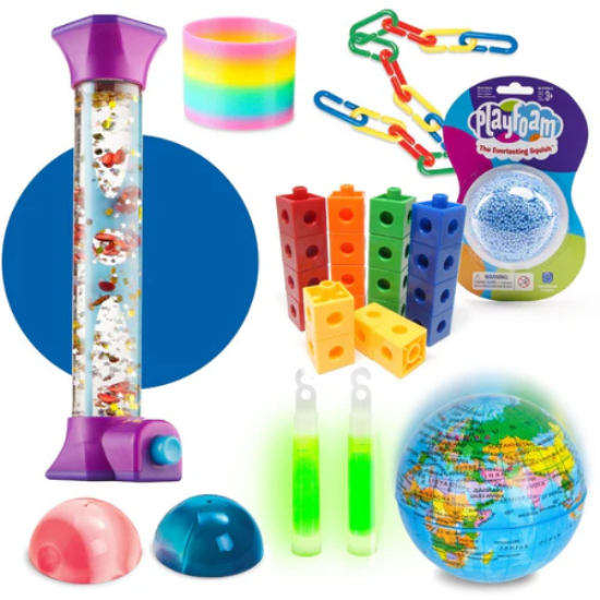 Image de Kit sensoriel anti-stress avec jouets fidget