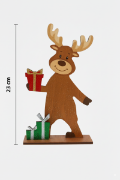 Image de Grand renne de Noël, ht. 23 cm.