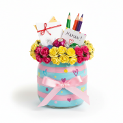 Image de Mini rose en papier, les 30