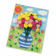 Image de Mini rose en papier, les 30