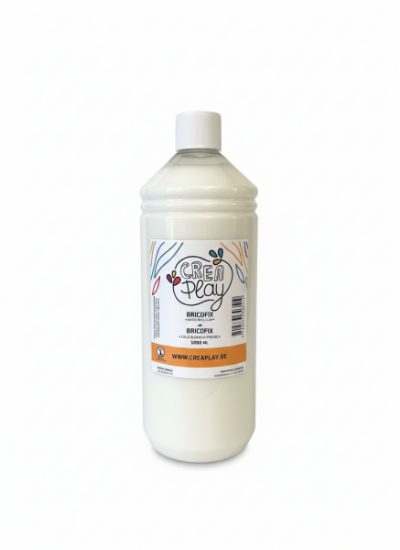 Image de Bricofix colle blanche, bidon d'1 litre