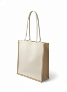 Image de Sac en jute personnalisable, h. 35 cm