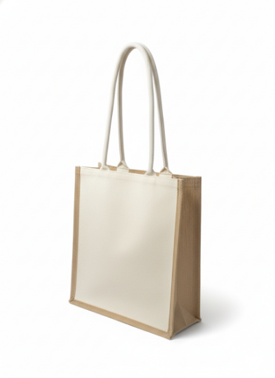 Image de Sac en jute personnalisable, h. 35 cm