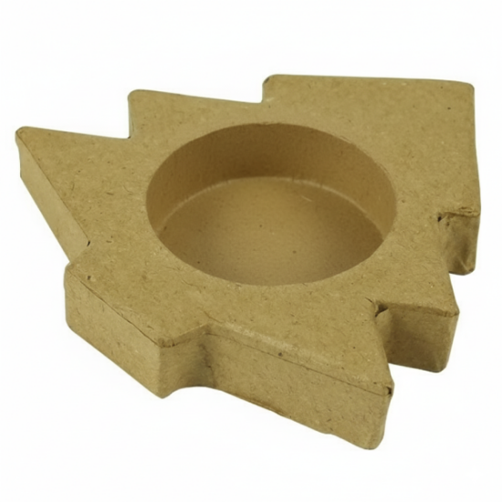 Image de Bougeoir carton sapin