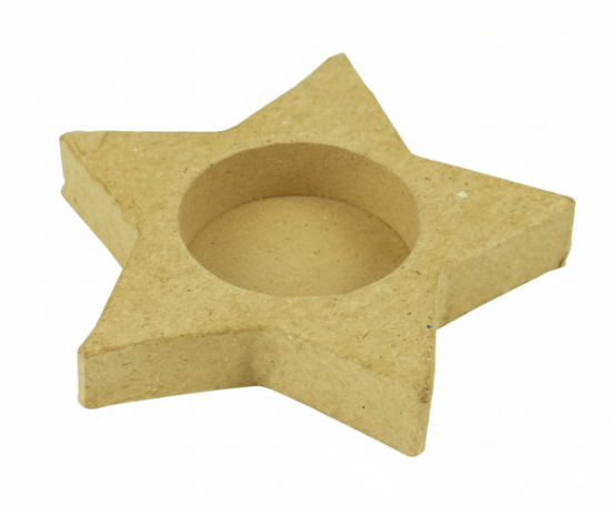 Image de Bougeoir carton étoile