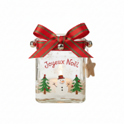 Image de Veilleuse en verre carrée hauteur 5 cm, les 12