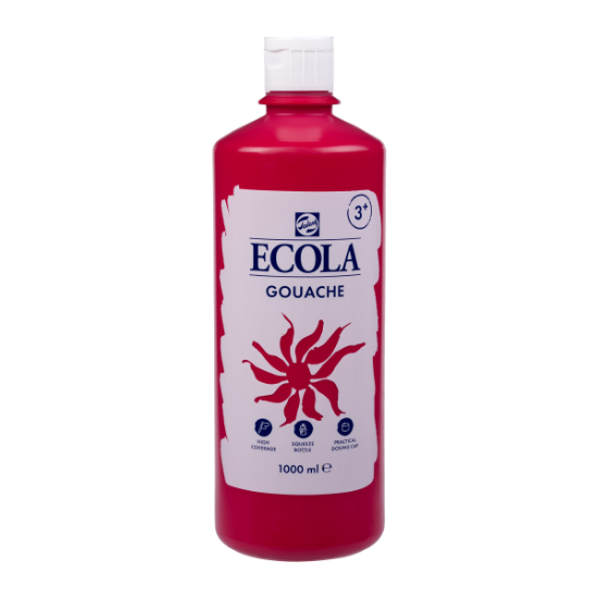 Image de Gouache Ecola 1000 ml Ecarlate