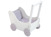 Image de Chariot à poupées en bois robuste