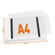 Image de Pochettes d'affichage étanches magnétique, les 5