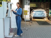 Image de Support d'information sur pied extérieur A4