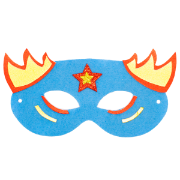 Image de Masques en feutrine l'école des héros, les 12