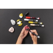 Image de MARBEL Marqueur acrylique pointe ronde medium 4MM Jaune néon