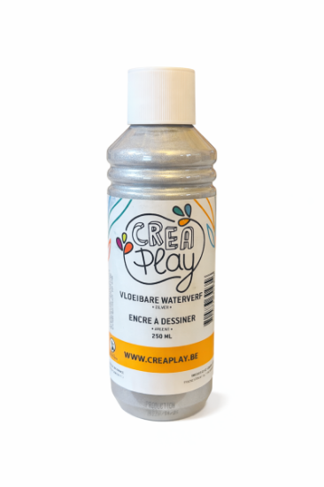 Image de Encre à dessiner 250 ml, argent