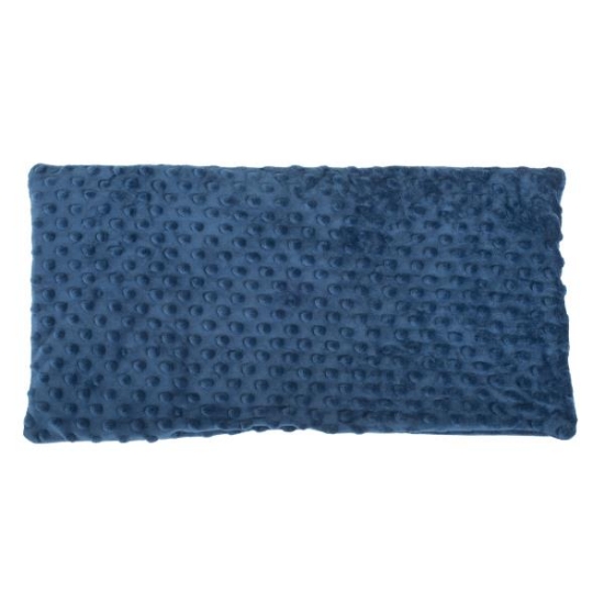 Image de Coussin lesté doux 1,4kg, bleu