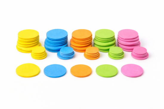 Image de Gommettes néoprène adhésives rondes, les 200