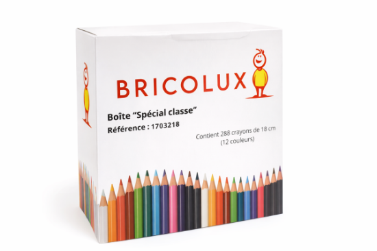 Image de Crayons de couleur sans bois, classpack de 288