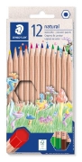 Image de Crayons de couleur naturel Noris, les 12