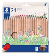 Image de Crayons de couleur naturel Noris, les 24