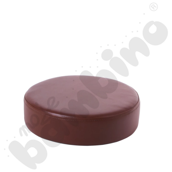 Image de Pouf rond marron Ø 30 cm