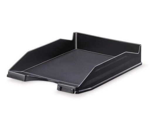 Image de Bac à courrier superposable noir