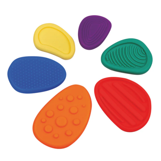 Image de Pierres sensorielles fidget, les 6 pièces