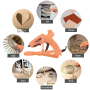 Image de Pistolet à colle Cléo’GUN FIX Secure + 10 bâtons + 2 pinces